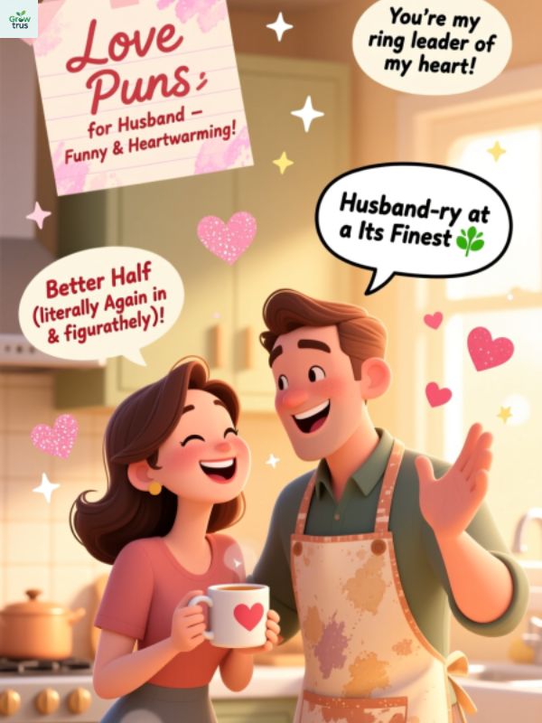 Love Puns for Husband – Funny & Heartwarming
