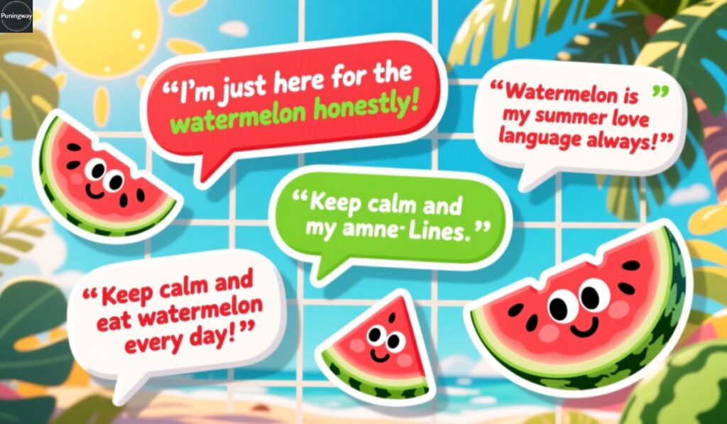 Watermelon Puns One Liners