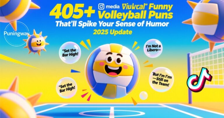 Funny Volleyball Puns