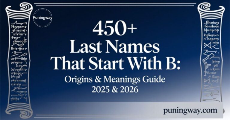 last names that start with b