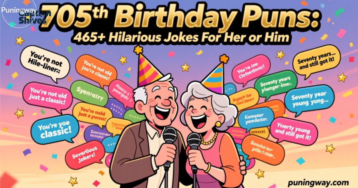 70th Birthday Puns