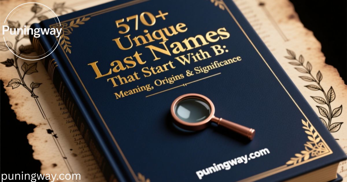 Unique Last Names That Start With B