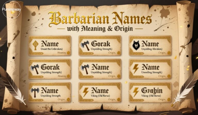 Barbarian Names