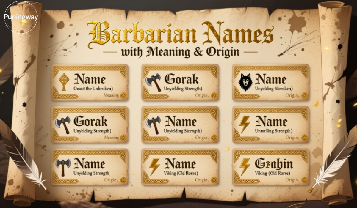 Barbarian Names